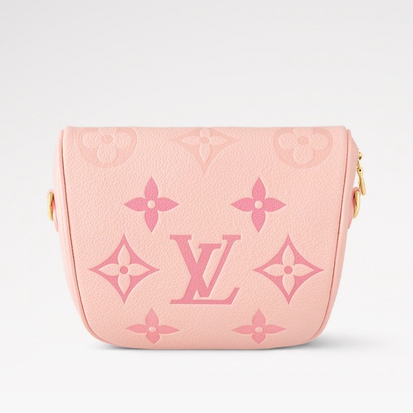 AUTH NIB Louis Vuitton Pink Mini Bumbag Empreinte Leather LG monogram LIMITED E - Picture 9 of 15